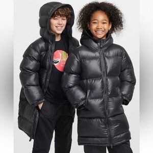 Nike Kids Charcoal Puffer Coat